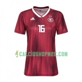 Germania Melanie Leupolz 16 Maglia Trasferta Mondiali calcio femminile 2019 Manica Corta